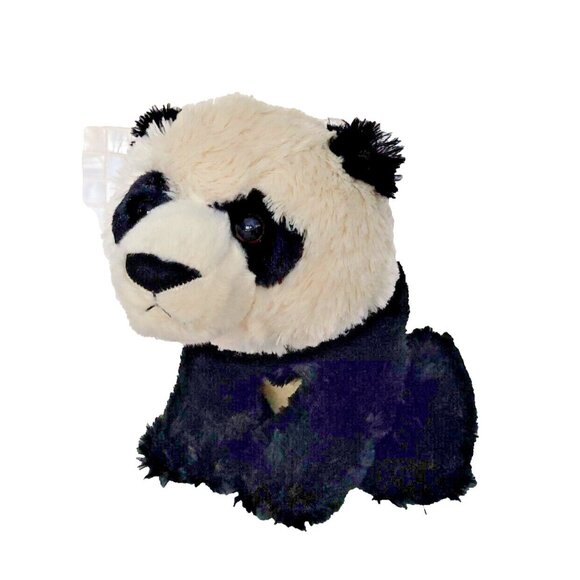 Destination Nation Panda Plush by Aurora  Black & White Plush Animal Toy12" NWT - Picture 1 of 6